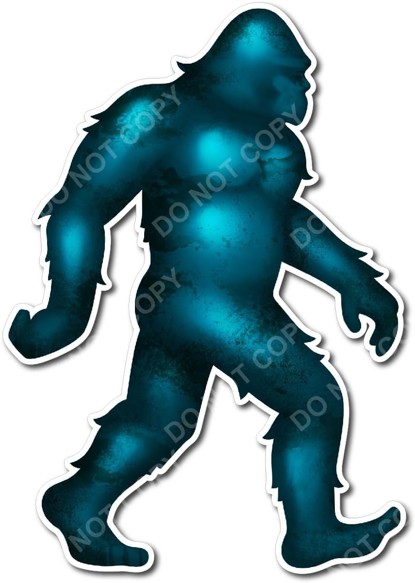 Sasquatch Decal_Blue_18"