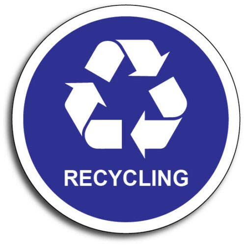 Recycle Trash Clean Decal Sticker Home Office School Recycling Renew and Reuse