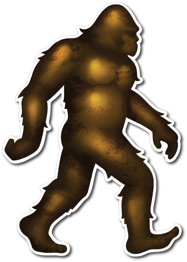 Decals by Haley Sasquatch Bigfoot Sticker - Decal Sticker for Car, Truck, Bumper - 3M Vinyl Decal for Vehicle, Indoor/Outdoor Use Sticker, Patriotic Yeti Design
