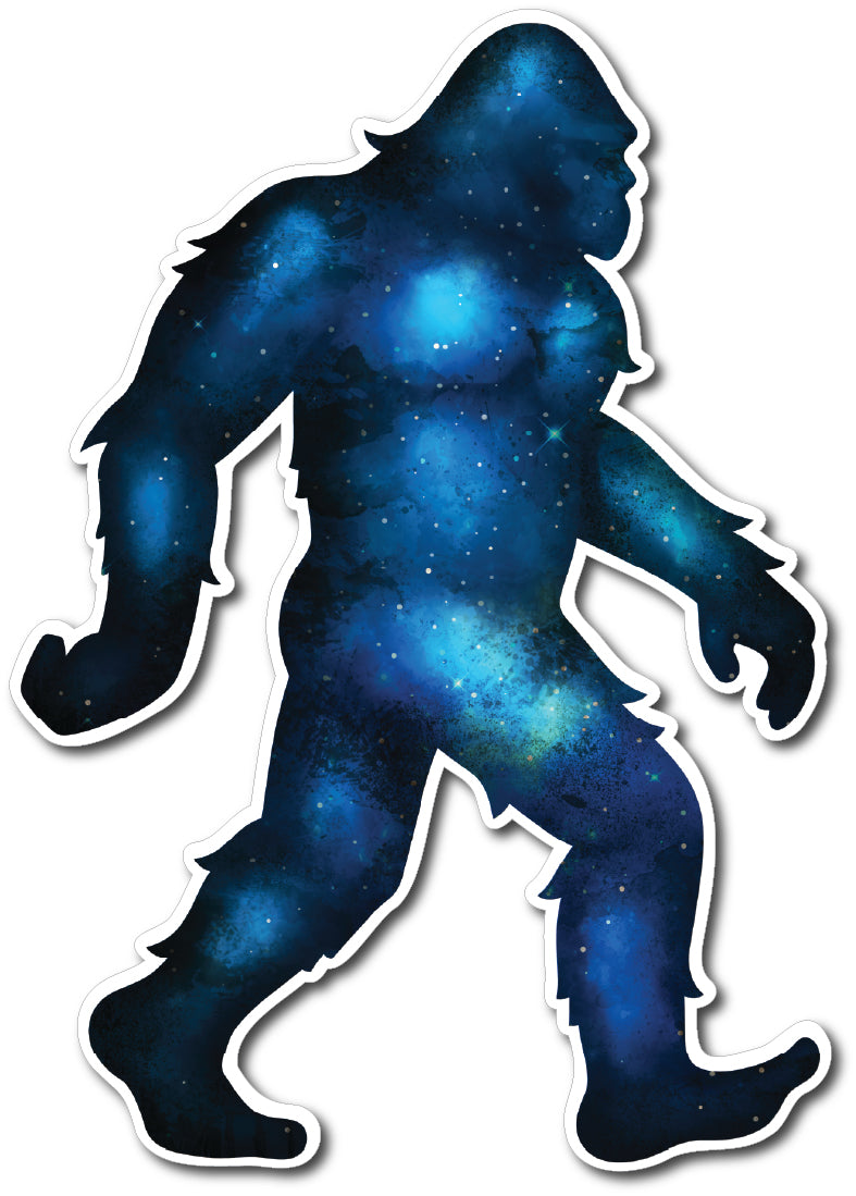 Decals by Haley Sasquatch Bigfoot Sticker - Decal Sticker for Car, Truck, Bumper - 3M Vinyl Decal for Vehicle, Indoor/Outdoor Use Sticker, Patriotic Yeti Design