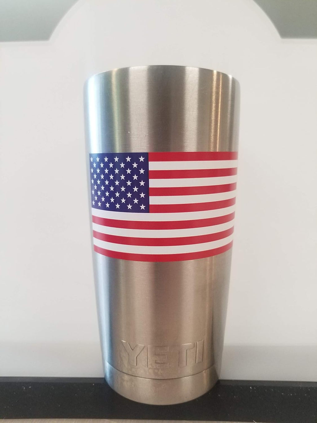 Sticker Pack - American Flag Stickers - Made of 3M Vinyl - USA Patriotic Stickers - Bubble-Free Adhesive - Dishwasher Safe