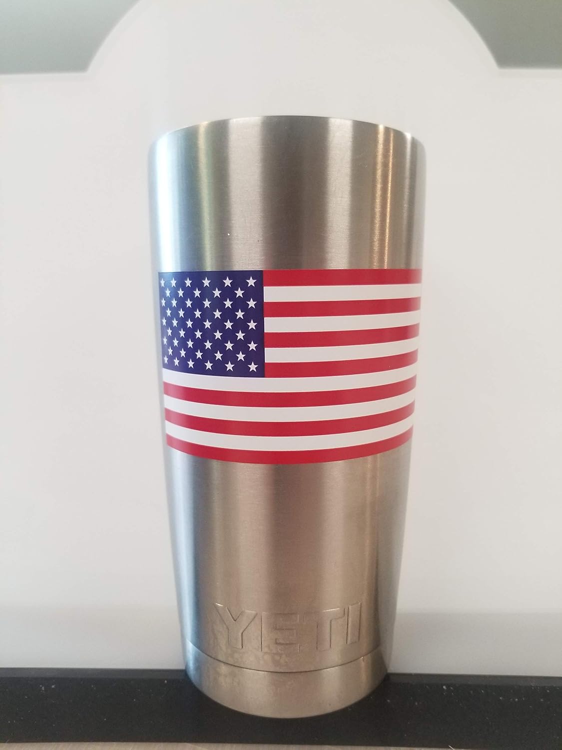 Sticker Pack - American Flag Stickers - Made of 3M Vinyl - USA Patriotic Stickers - Bubble-Free Adhesive - Dishwasher Safe