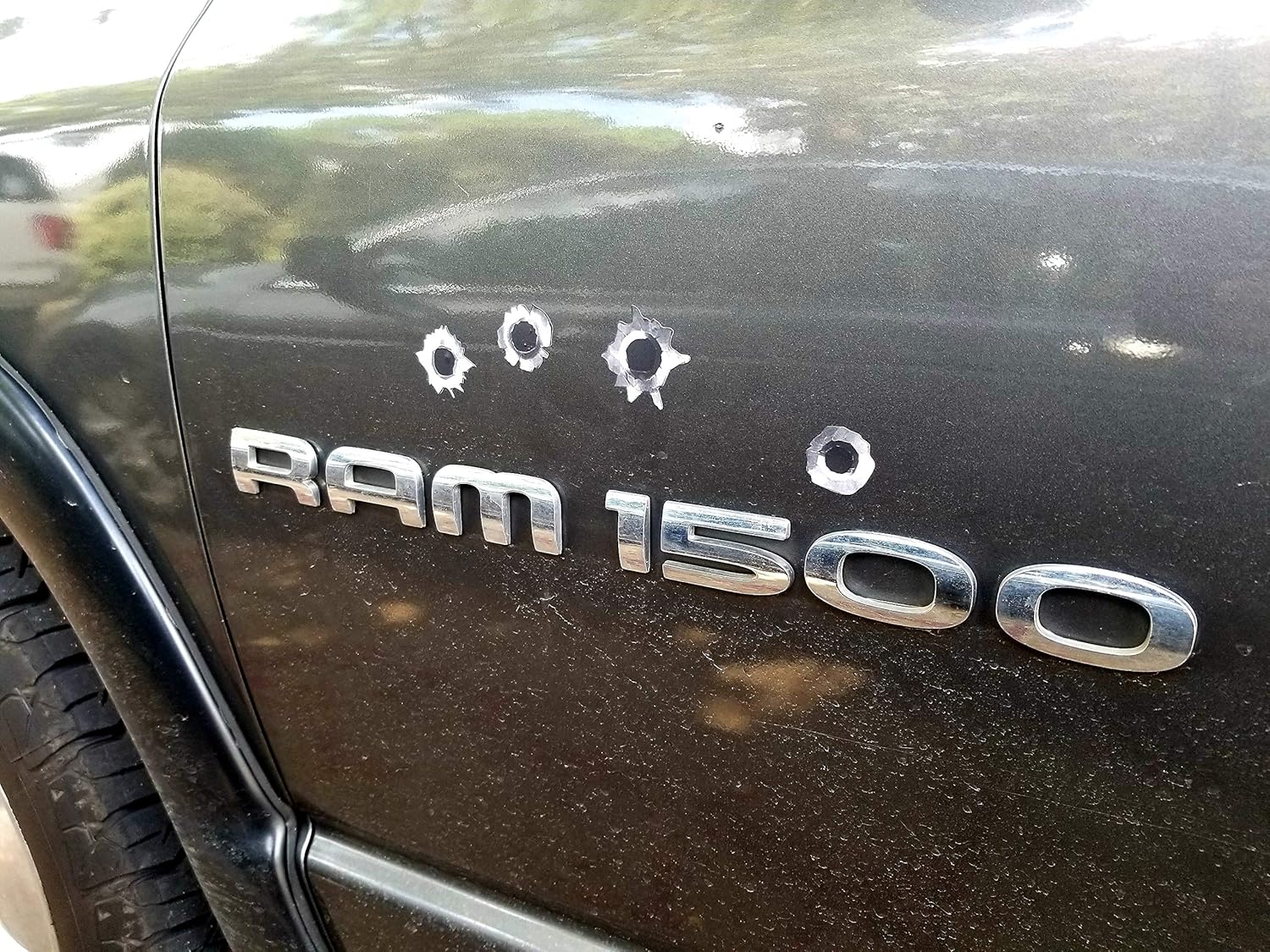 Decals by Haley 24 Pack of Bullet Hole Stickers Ultra-Realistic Fake Bullets - Safe for Paint - Laptop car Truck auto Body Scratch and dent Cover Prank Funny Gunshot Sticker Fake Bullet Gun Shot