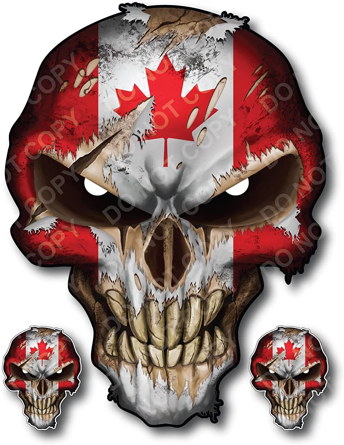 Skull with Reflective Eyes American Flag Vinyl Decal Stickers Car Truck Sniper Marines Army Navy Military Graphic