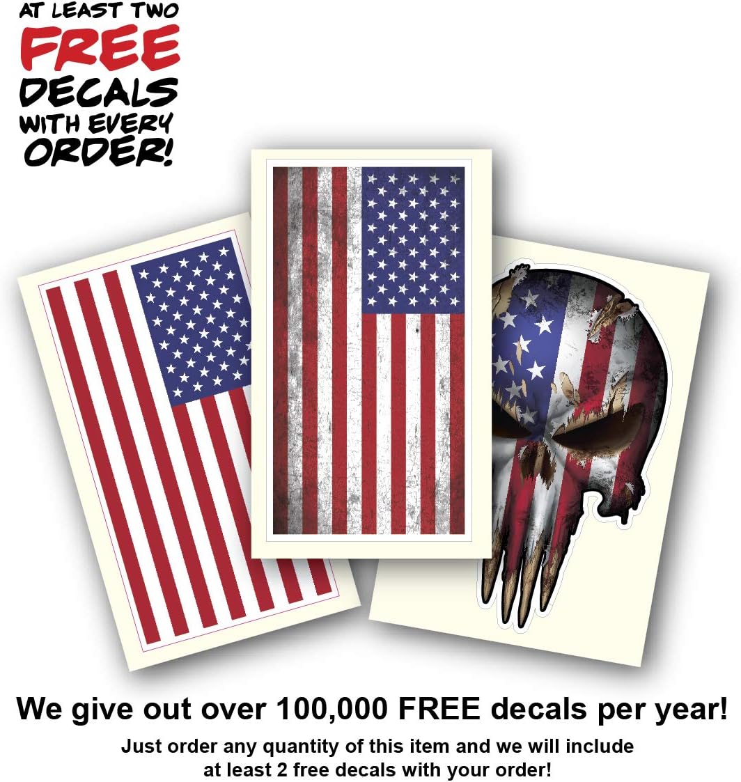 21 Pack Hard Hat Patriotic American USA Flag Decal Sticker Combo Variety Pack 3M Vinyl Peel and Stick Signs