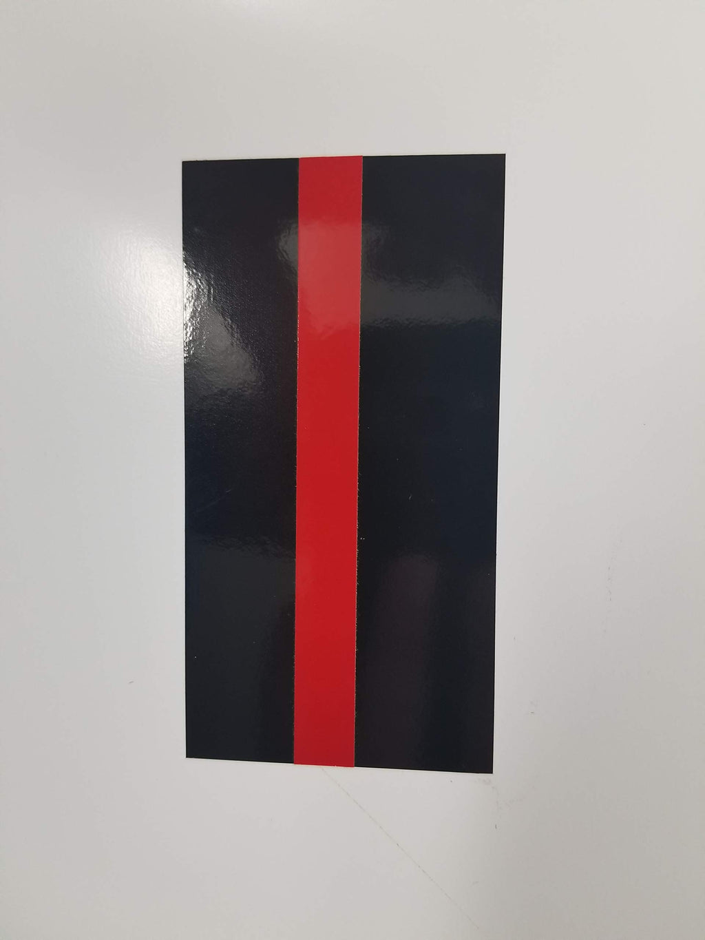 3 Pack of Reflective Thin Red Line Flag Firefighter Fire Department Fire Truck Red Lives Matter Decal Sticker Car Truck RLM