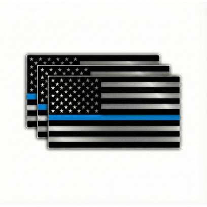 Sticker Pack - Thin Blue Line Police Officer BLM American Flag 3M Vinyl Decal Sticker Car Truck