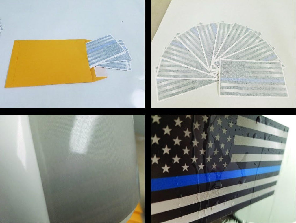Sticker Pack - Thin Blue Line Police Officer BLM American Flag 3M Vinyl Decal Sticker Car Truck
