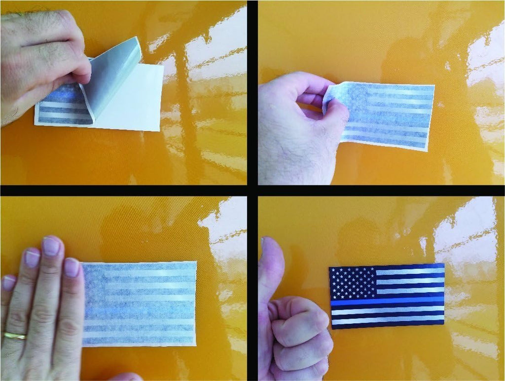 Sticker Pack - Thin Blue Line Police Officer BLM American Flag 3M Vinyl Decal Sticker Car Truck