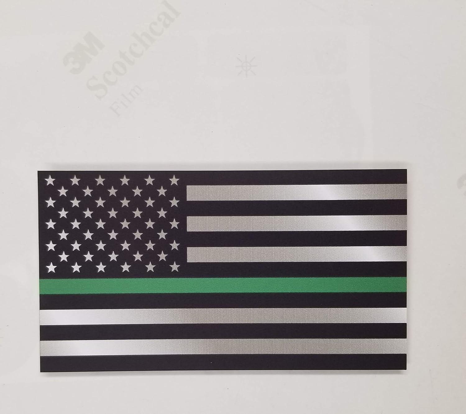 Thin Green Line 10 Pack I Support The Military Decal Sticker American Flag Car Truck(10 Pack)