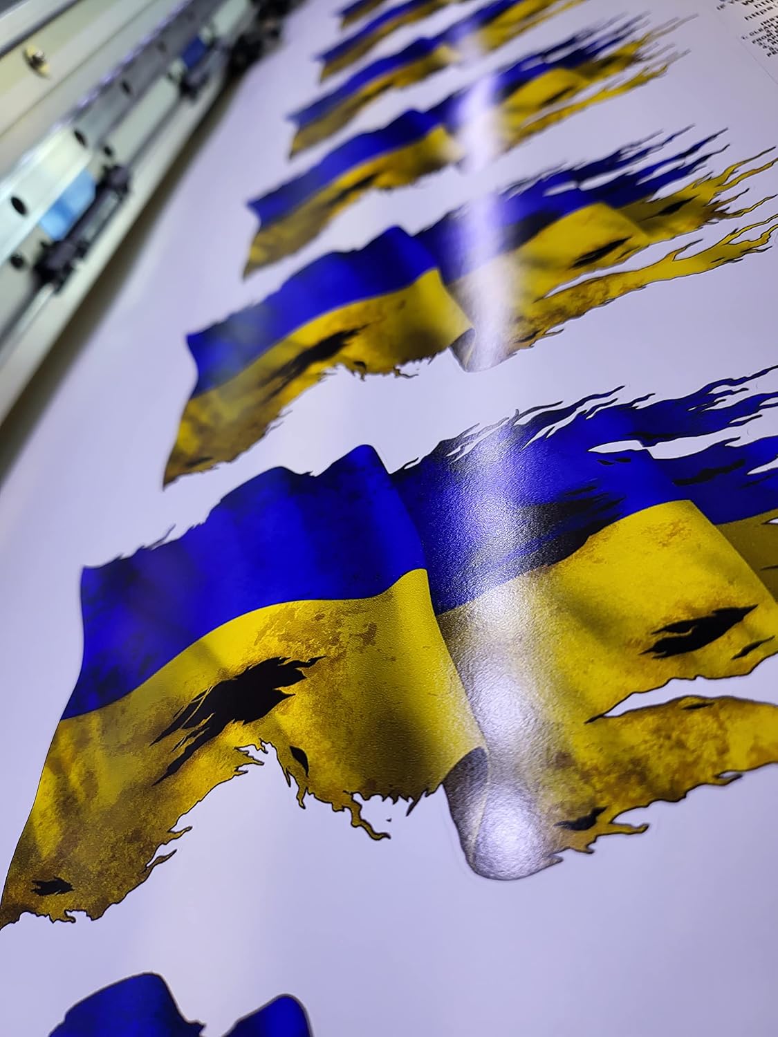 Ukraine Country Flag Decal Sticker Pride Bumper Window Car Truck Vehicle Solidarity Support Ukrainian War