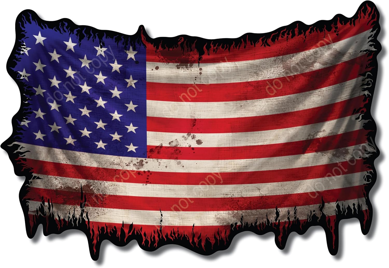 USA American Flag Decal Sticker – Patriotic Star Logo Emblem Graphic for Cars, Trucks, Laptops – 3M Vinyl – Weatherproof, Fade-Resistant – Safe All Vehicle Paint – Show Your American Pride