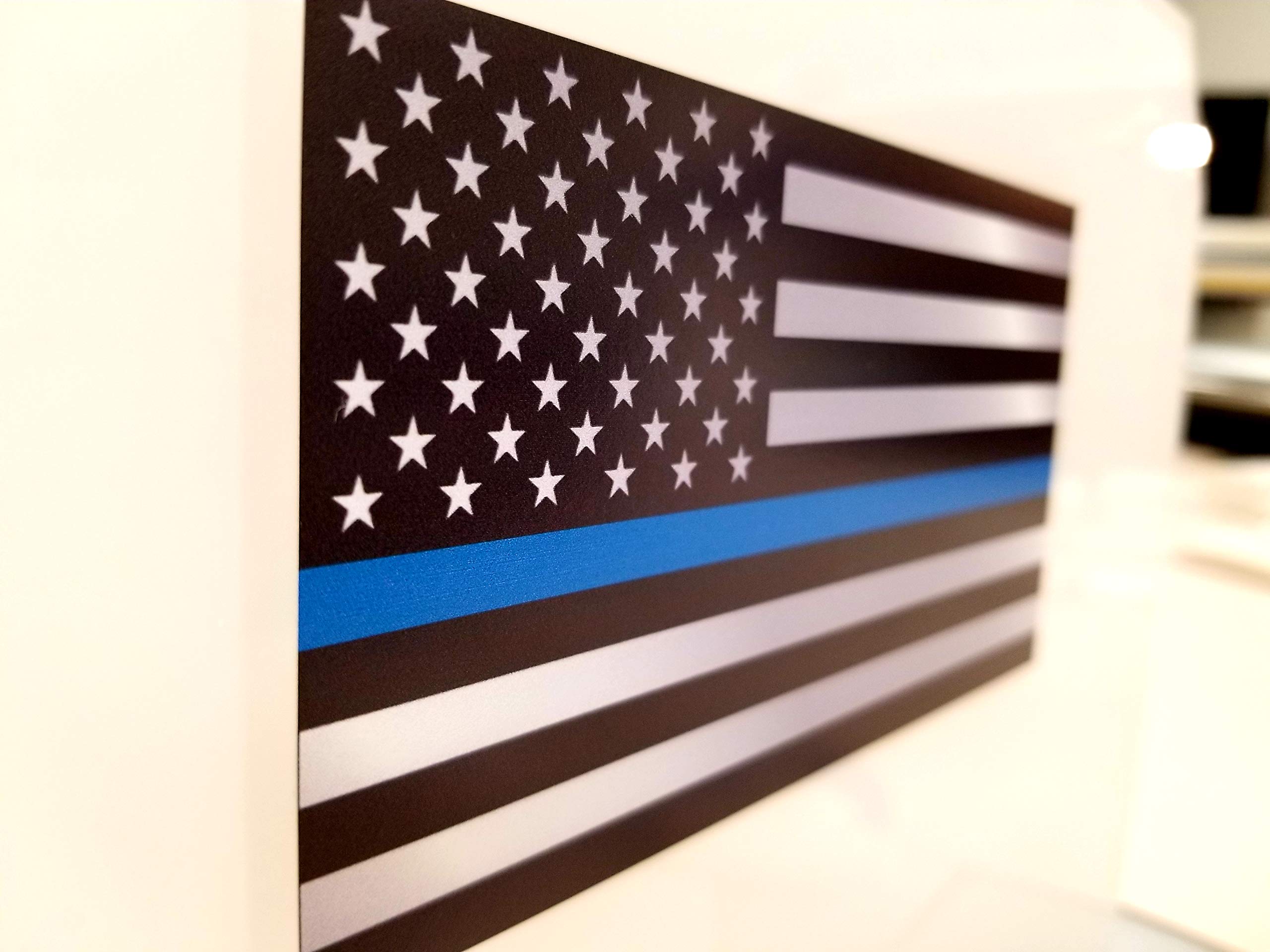 Variety Pack of Thin Blue Line and USA flag decal stickers American Flag Fallen Officer Cop Car Truck Blue Lives Matter
