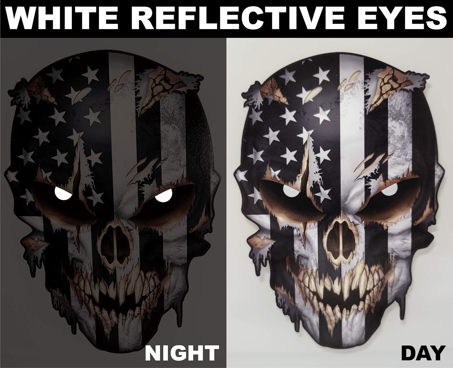Variety Pack of Small Spartan Helmet Skull Molon Labe Decal Sticker Sniper USA Flag (4 Pack)